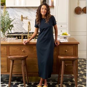 Frank & Eileen Harper Perfect Tee Maxi Dress - Dark Navy Size Small